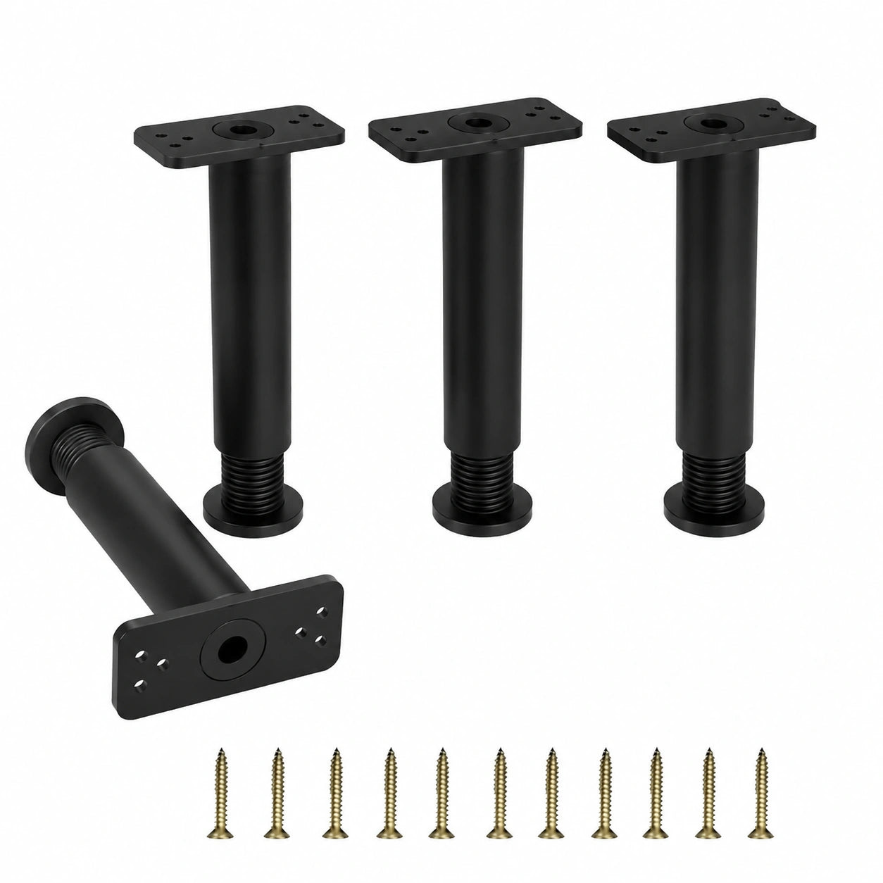Höhenverstellbare Stützbeine 15-25 cm, 4er Set für Bett, Sofa und Möbel - westrena
