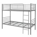 Hochwertiges Metall-Etagenbett 90x200 cm – teilbar in zwei Einzelbetten - westrena