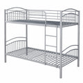 BB Sport Kinder-Etagenbett Metall, 190 x 90 cm, in Doppelbett umwandelbar - westrena