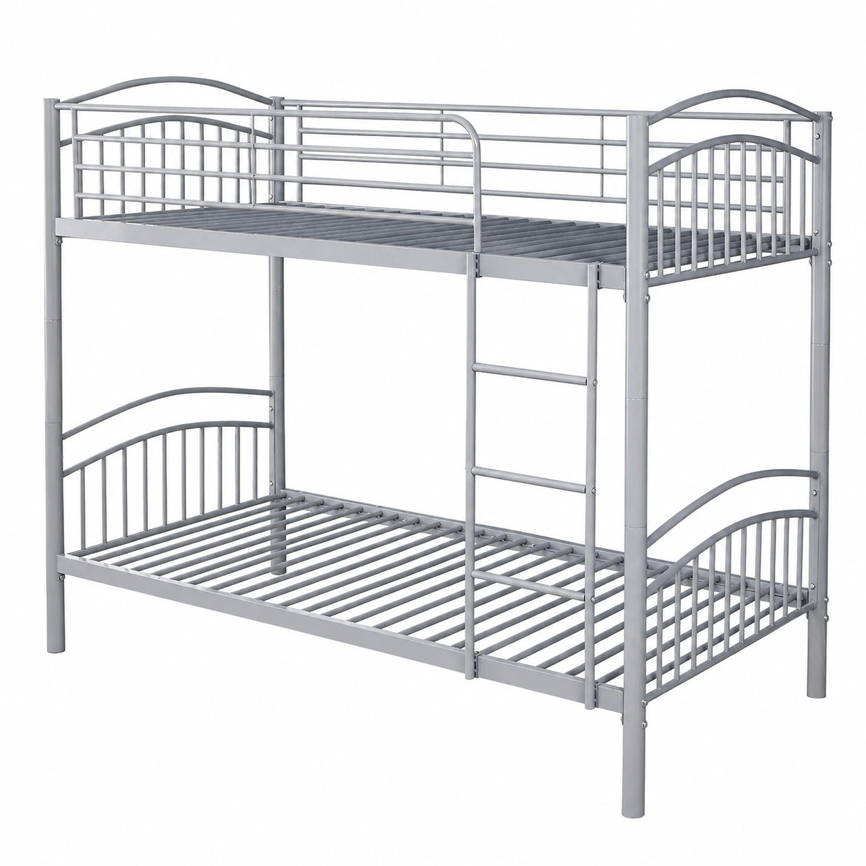BB Sport Kinder-Etagenbett Metall, 190 x 90 cm, in Doppelbett umwandelbar - westrena
