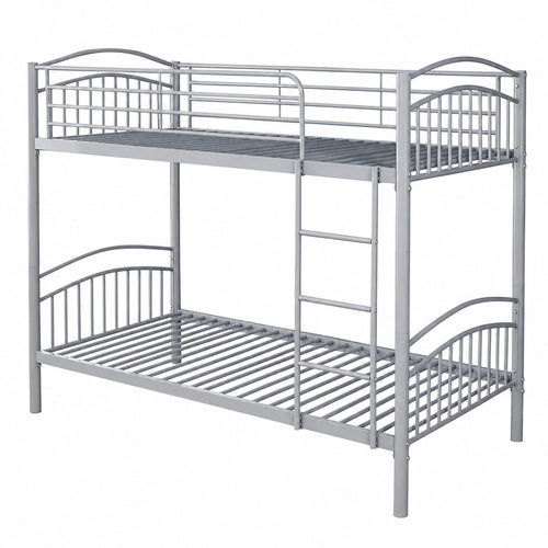 BB Sport Kinder-Etagenbett Metall, 190 x 90 cm, in Doppelbett umwandelbar - westrena