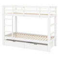 Multifunktionales Kinder-Hochbett 90x200 mit Rausfallschutz & Schubladen - westrena